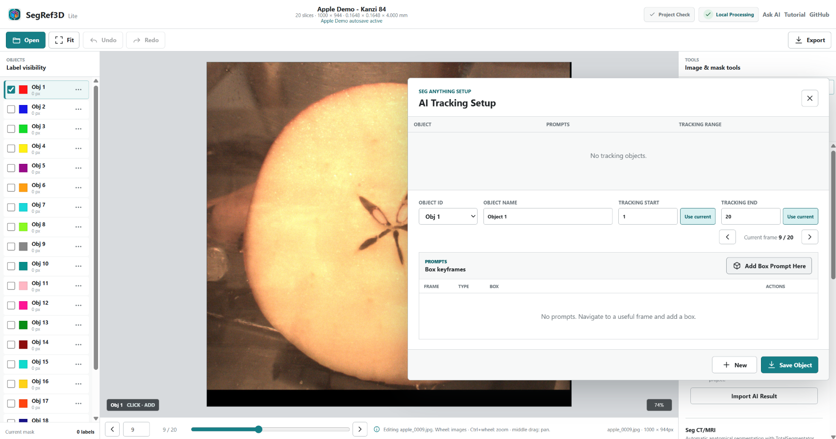 AI Tracking Setup